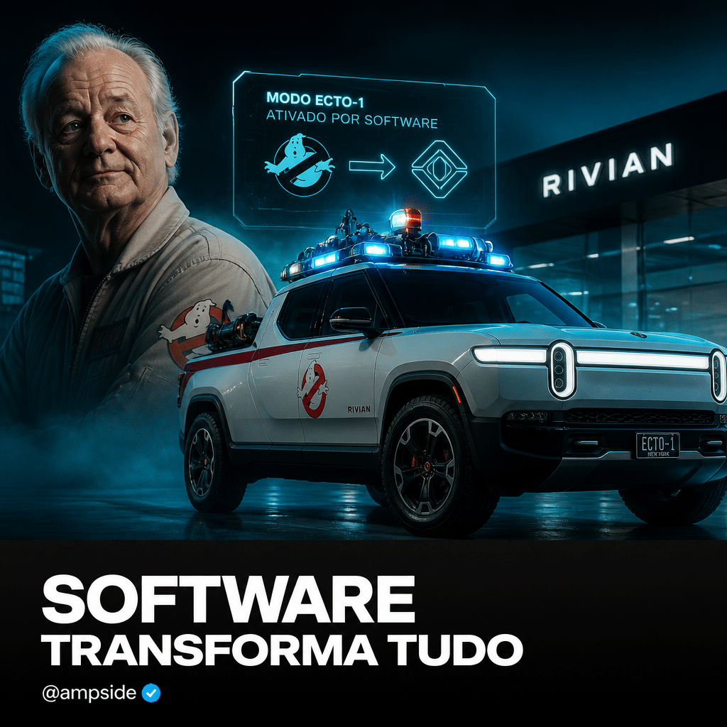 Rivian Ghostbusters: Rivian Ghostbusters: como o carro virou mídia de campanha